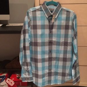 Express Fitted Button Down, Adult Medium